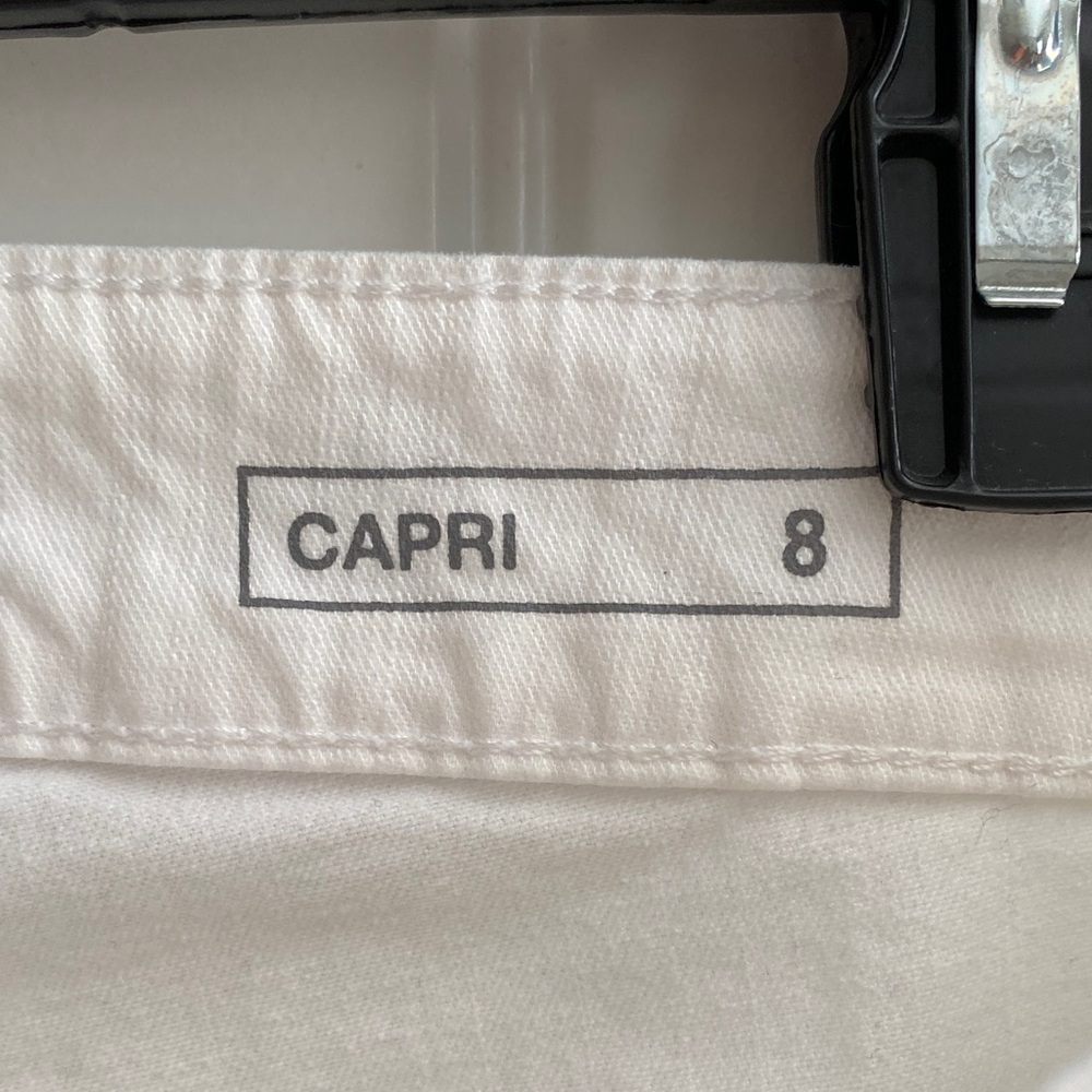 Sonoma Crisp White Denim Capri Jeans - Picture 4 of 6